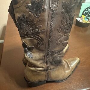 Vintage Carlos Santana Slinger Western Boots